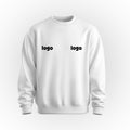 Göğüs Üstü Çift Logo Sweat